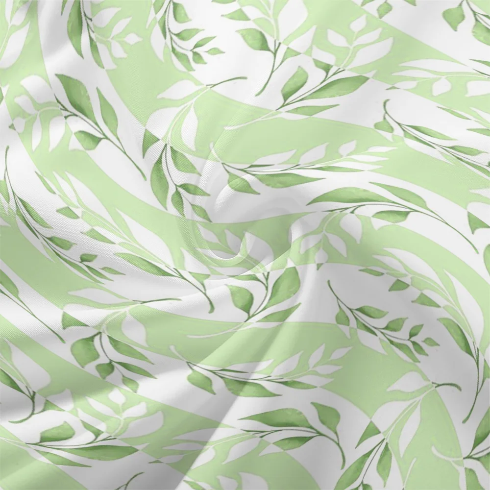 Women Striped Puff Sleeve Spring/Fall Dress V Neck Long Sleeve A-Line Dress