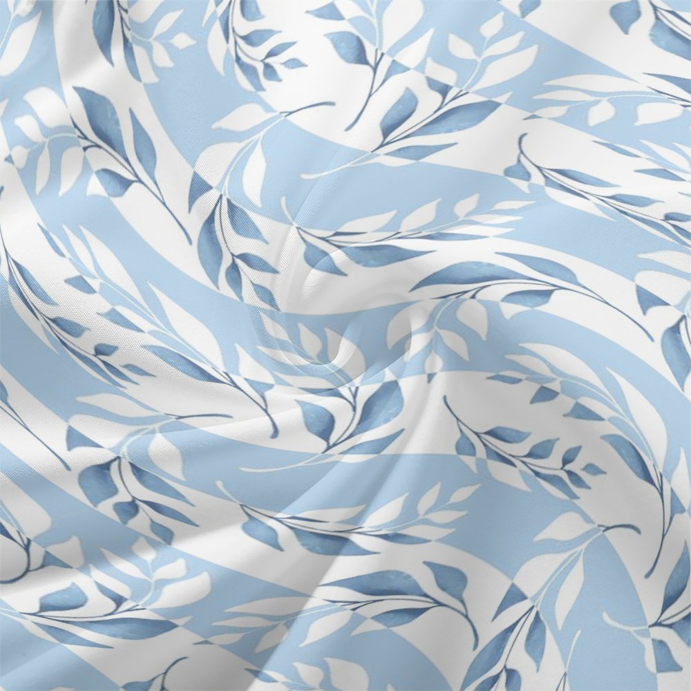 Women Striped Puff Sleeve Spring/Fall Dress V Neck Long Sleeve A-Line Dress