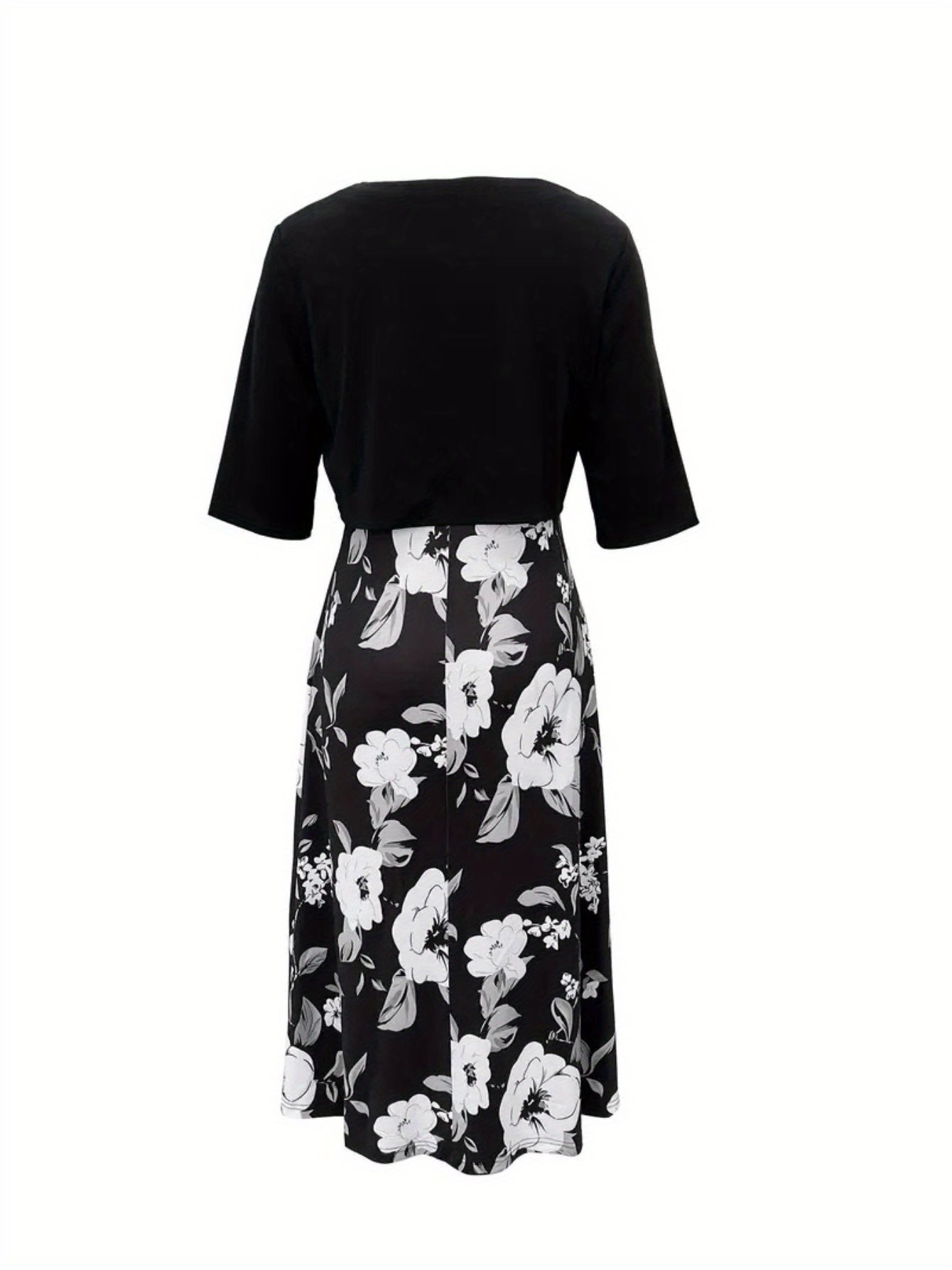 Women Floral Printing Two-Piece Set Daily Short Sleeve Casual Summer Coat With Skirt Matching Set