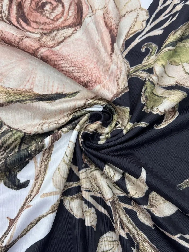 Women Floral Printing Two-Piece Set Daily Short Sleeve Casual Summer Coat With Skirt Matching Set