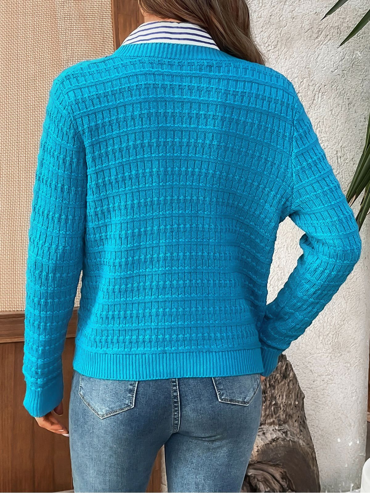 Women Plain Long Sleeve Comfy Casual Cardigan