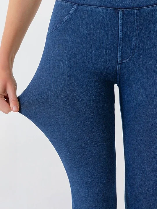 Women Plain Casual All Season Split Joint Long Leggings