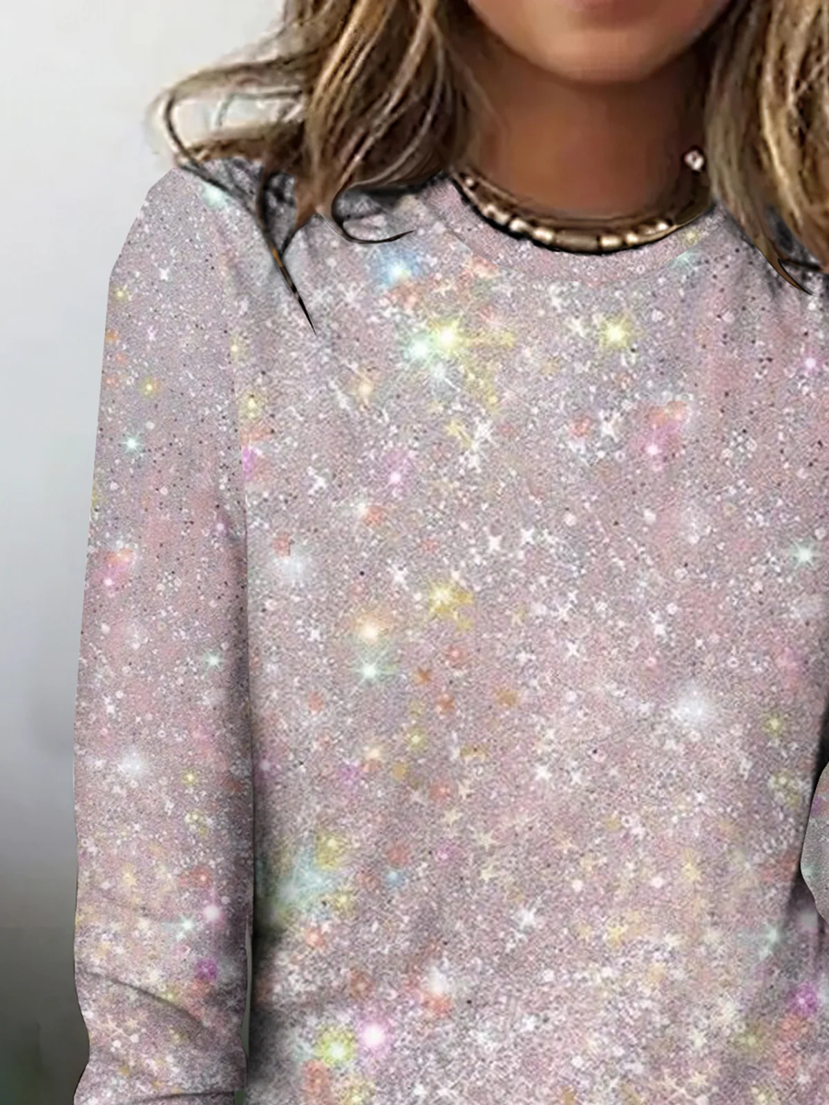 Vintage Psychedelic Art Crew Neck Long Sleeve T-shirt