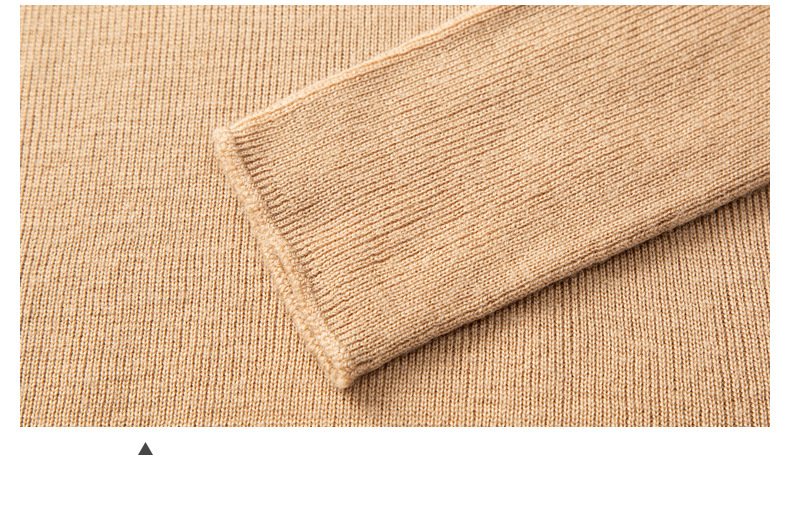 Light Luxury High-End Sweater Autumn And Winter Pile Collar Base Sweater Slim Fit Thick Base Sweater