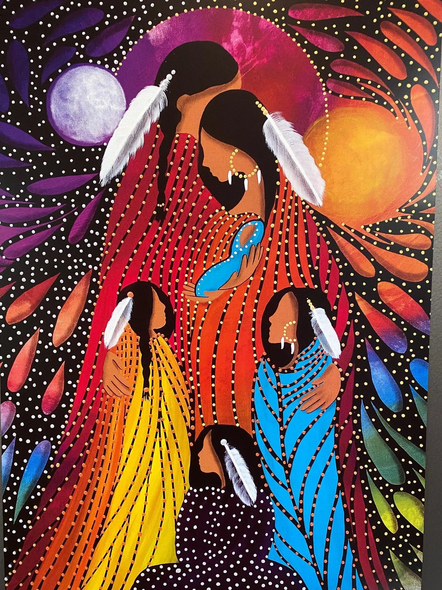 Casual Floral V Neck Three Quarter Sleeve T-shirt