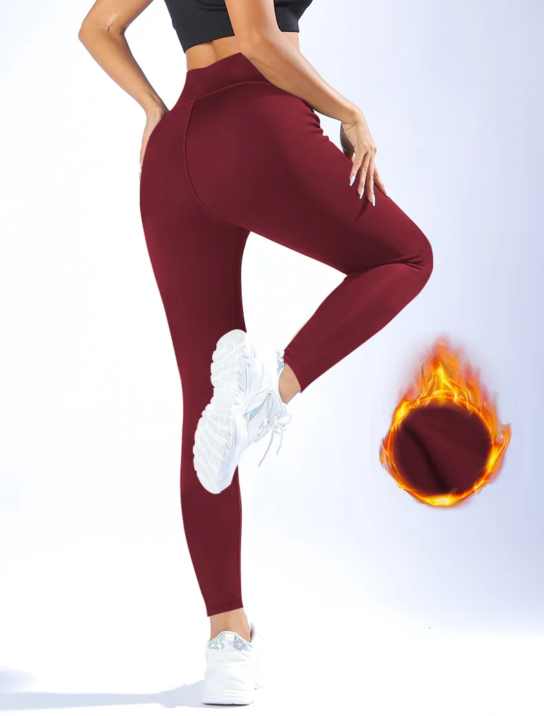 Women Plain Casual Winter Ankle Pants Leggings