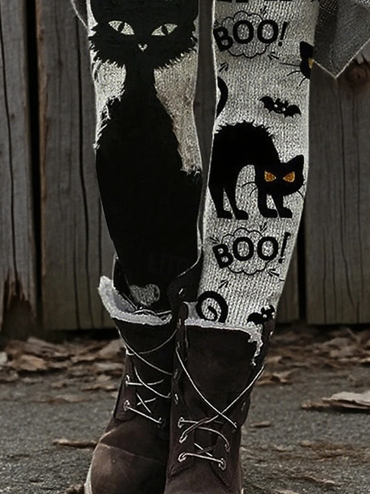 Women Cat Vintage All Season Long Leggings