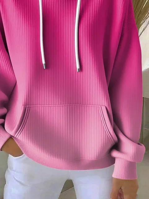 Casual Hoodie Ombre Hoodie Printing