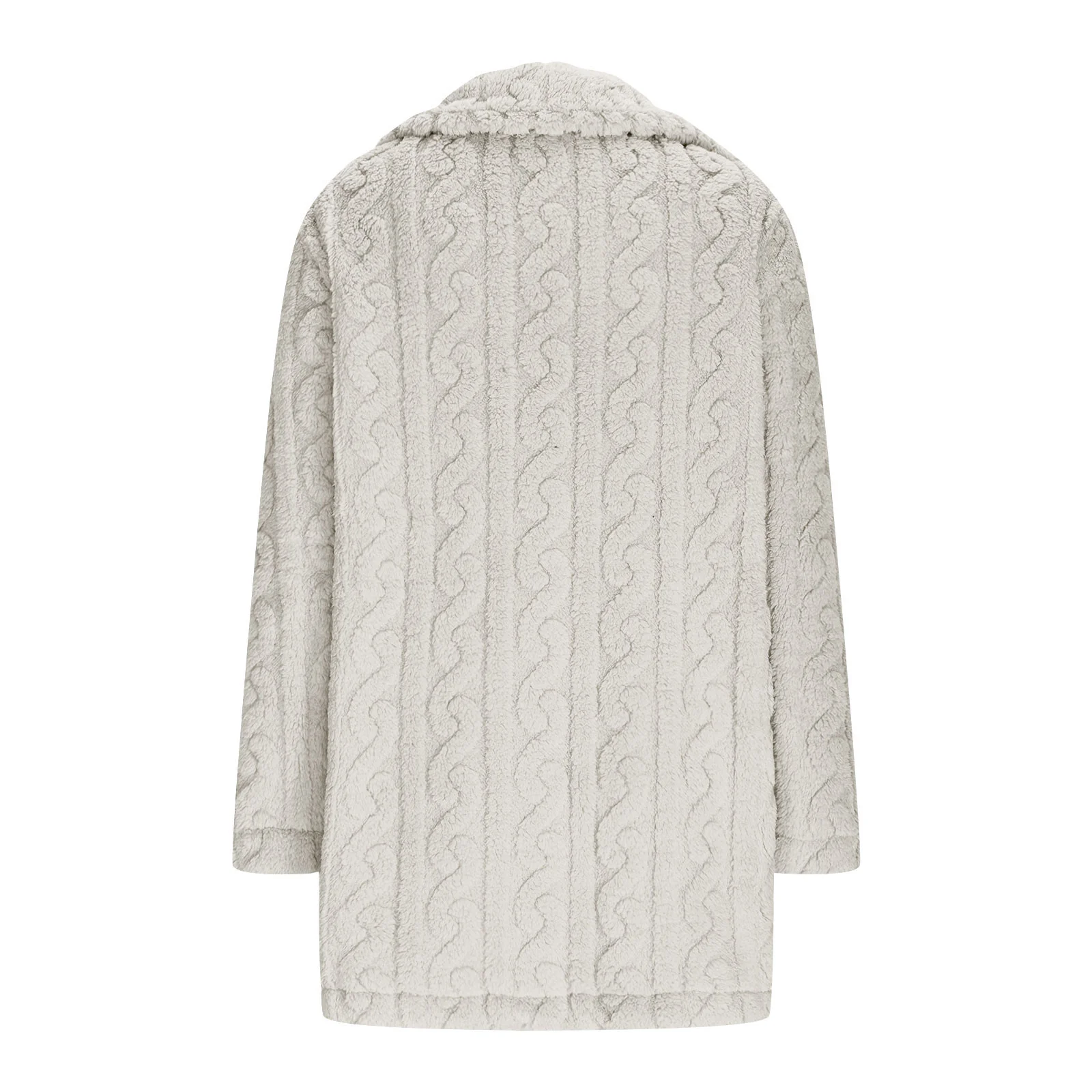 Women Winter Outerwear Casual Plain Long Sleeve Jacket