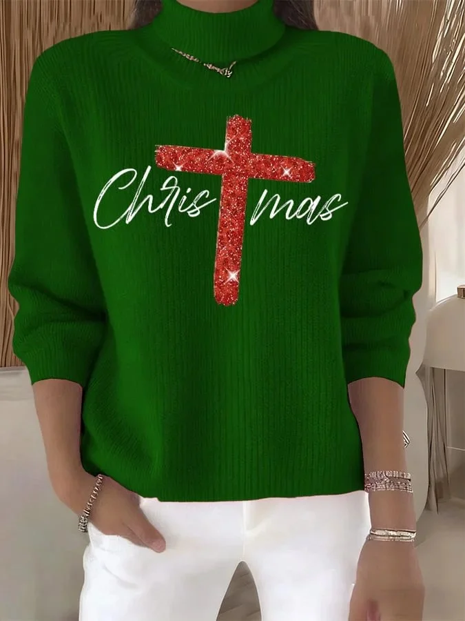 Women Christmas Long Sleeve Comfy Vintage Sweater