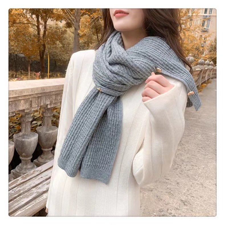 Simple Loose Wool-Blend Asymmetrical Collar Kimono