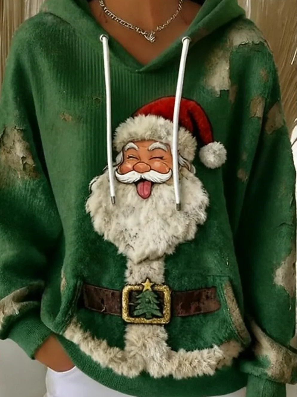 Casual Hoodie Santa Claus Hoodie