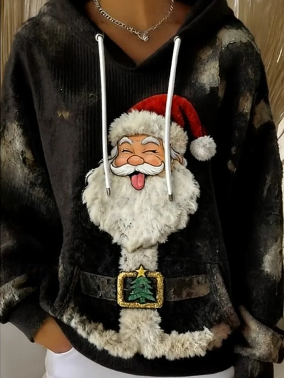 Casual Hoodie Santa Claus Hoodie