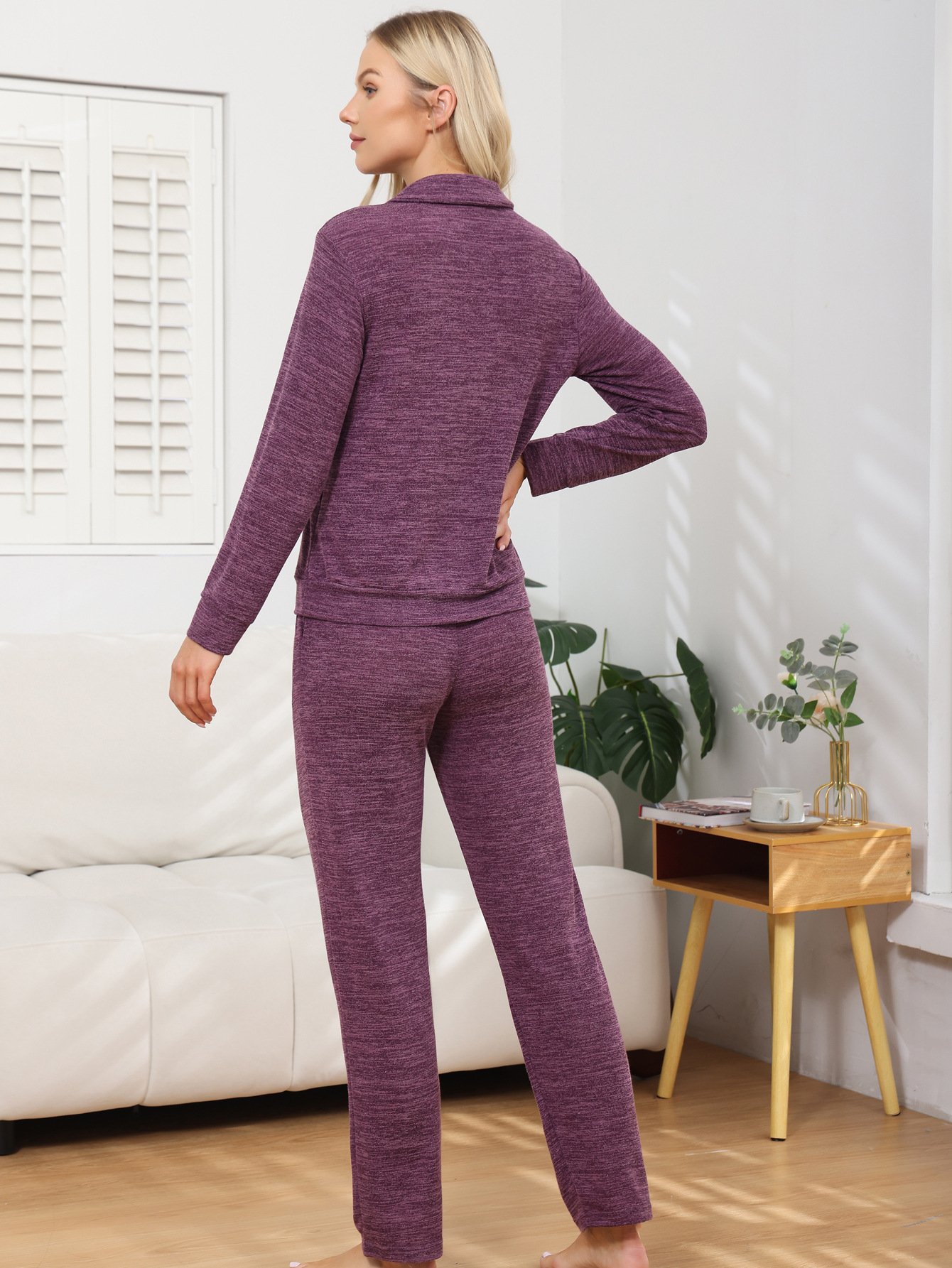 Casual Regular Fit Plain Pajama Set