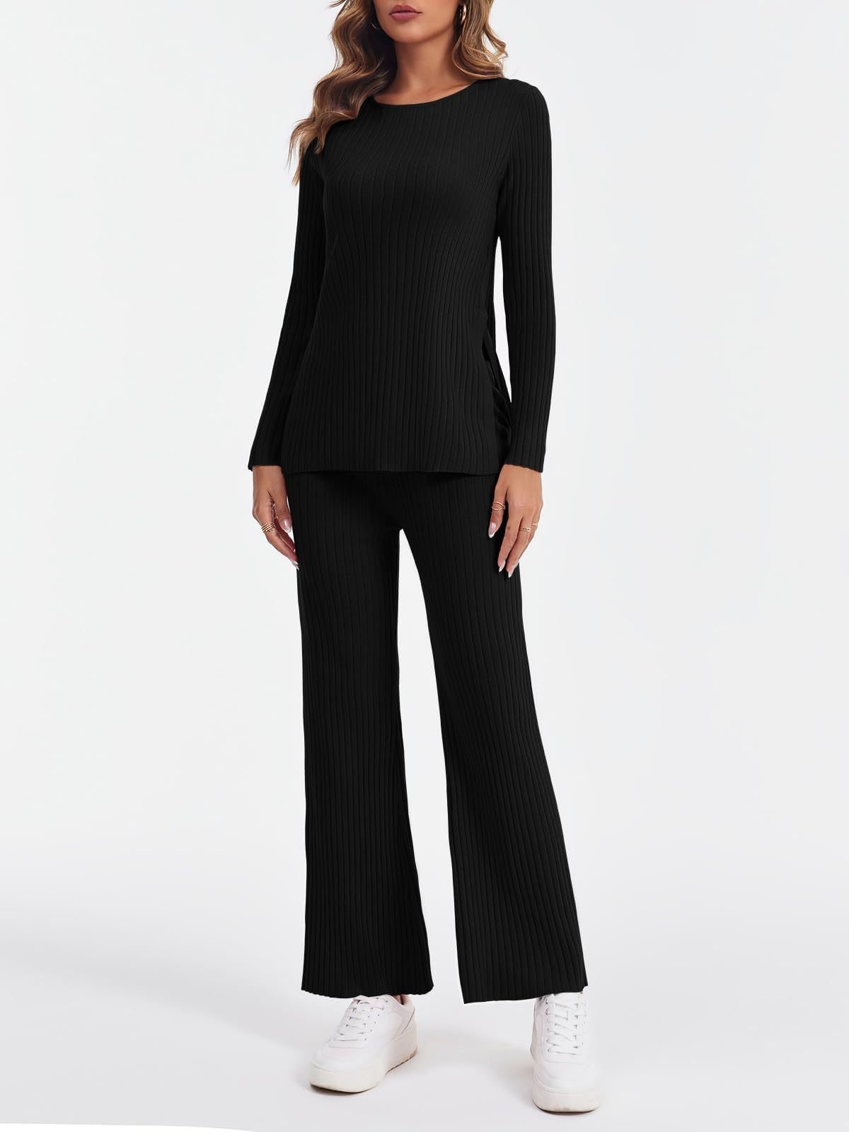 Crew Neck Cotton Casual Pajama Set