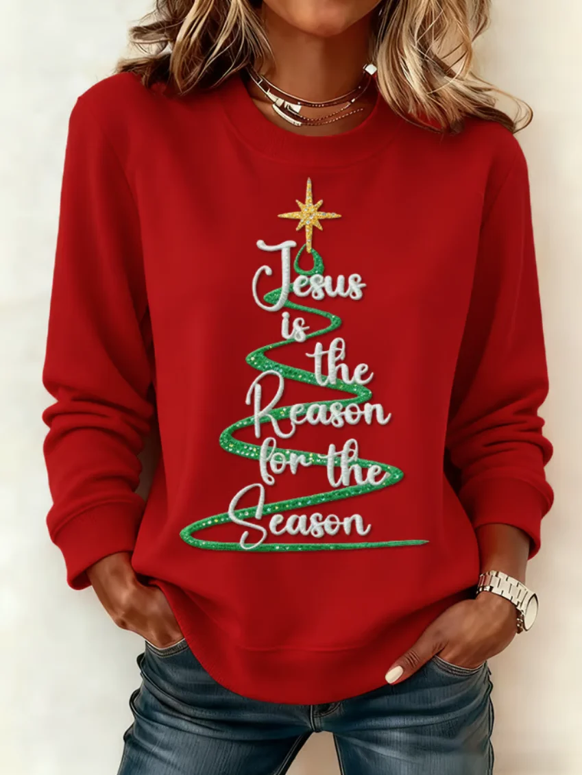Vintage Crew Neck Christmas Sweatshirt