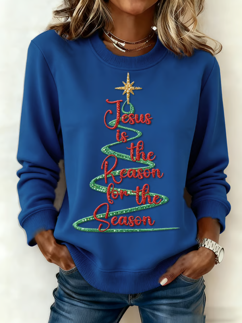 Vintage Crew Neck Christmas Sweatshirt