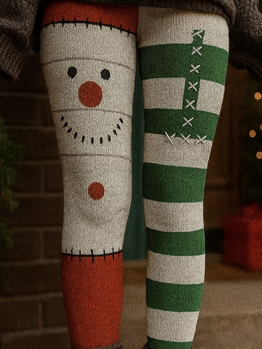 Women Striped Vintage Spring/Fall Ankle Pants Leggings