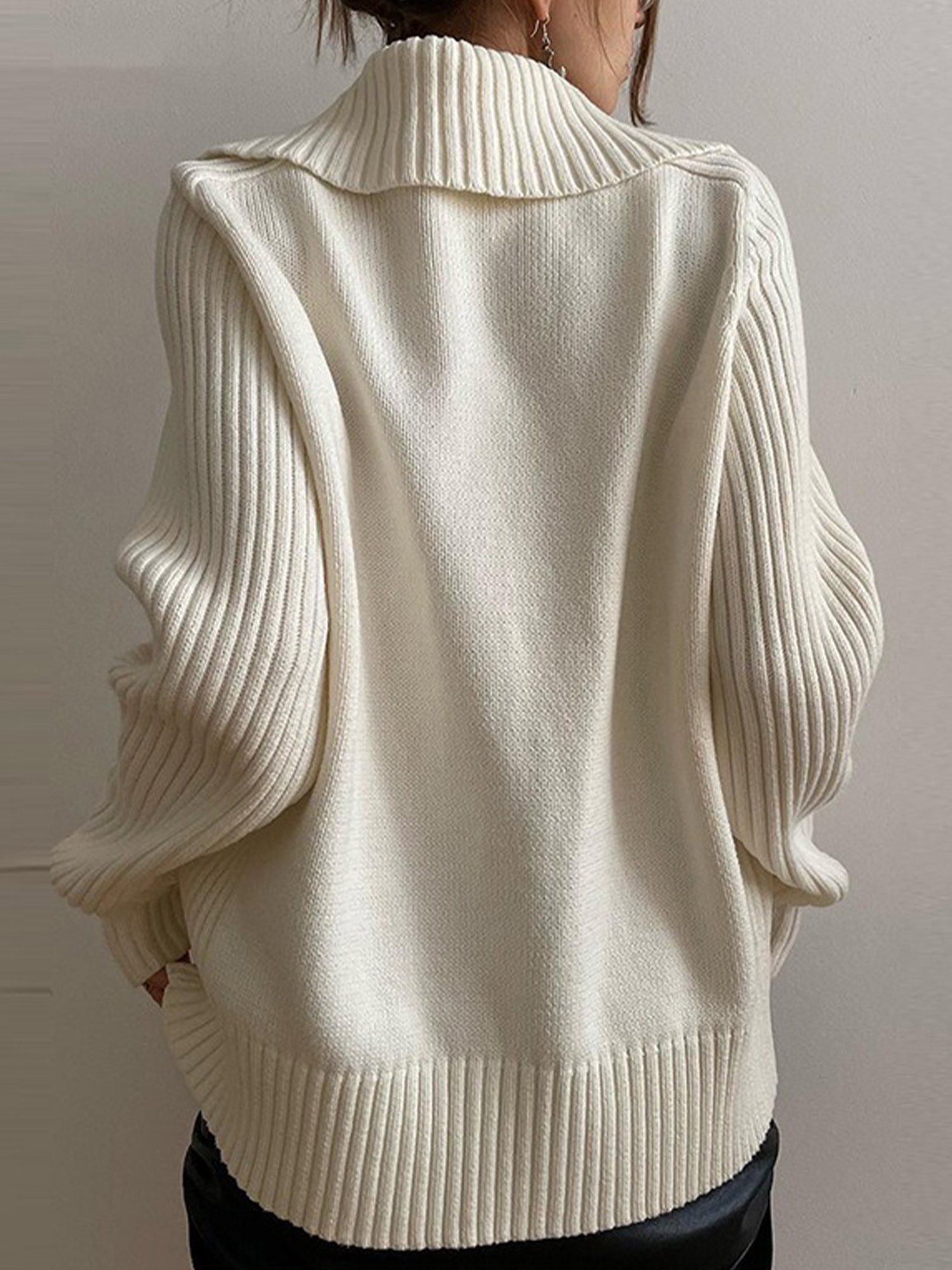 Women Plain Long Sleeve Comfy Casual Cardigan