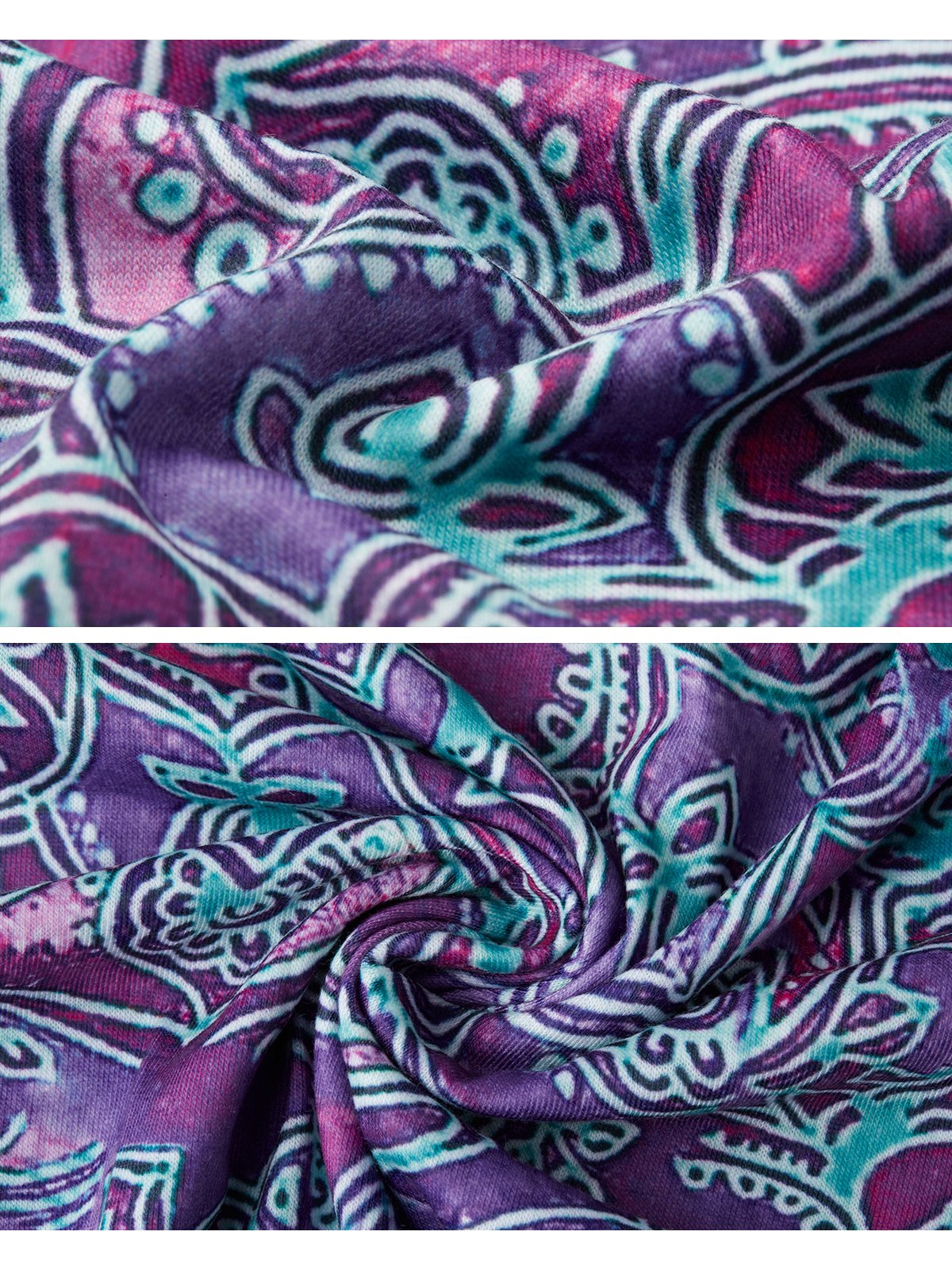 Casual A-Line Short Sleeve Ombre/tie-Dye Knitting Dress