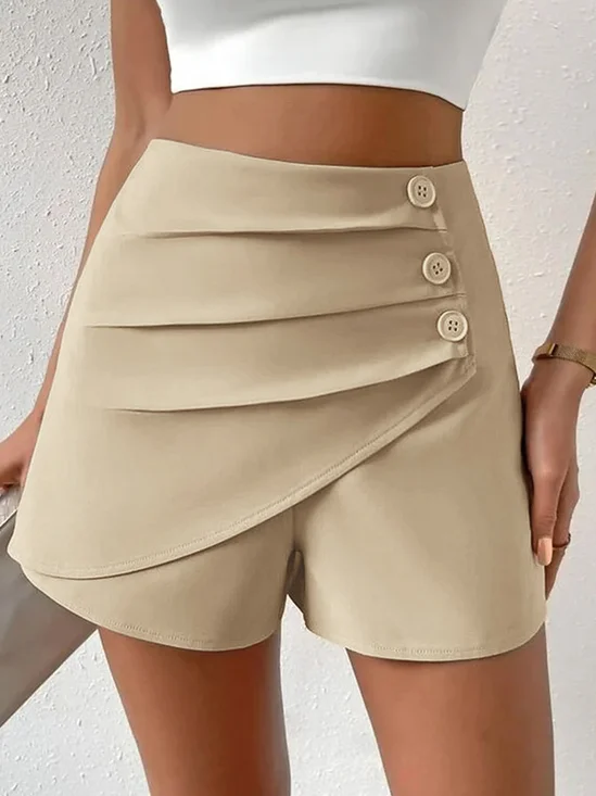 Elegant Daily Basic High Waist Short