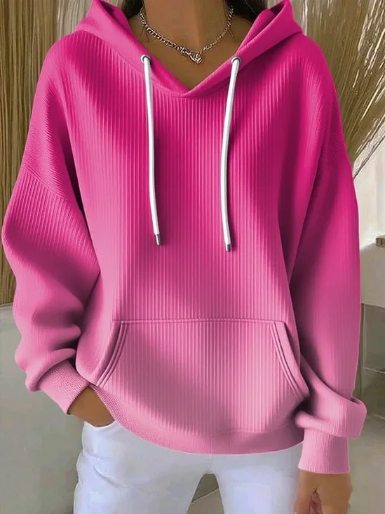 Casual Hoodie Ombre Hoodie Printing