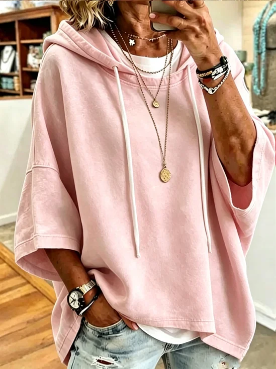 Casual Hoodie Plain Hoodie