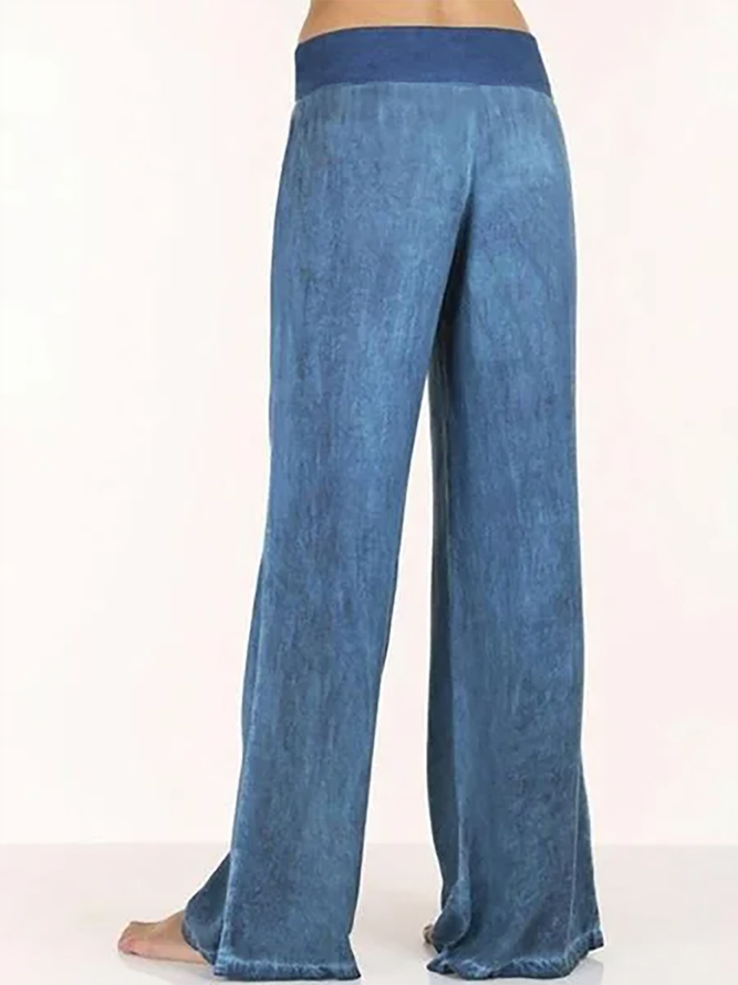 Women Casual Basic Solid Pants