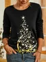 Christmas tree Crew Neck T-shirt