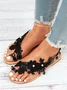 Women's Lace Romantic Flower Decorative Summer Wedding Sandals