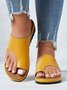 Women Casual Low Heel Open Toe Casual Sliver Sandals