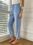 Cotton Casual Loose Buttoned Pants