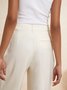 Women's Casual Plain Long Zipper Loose Pants