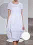 Women's Loose and Soft Cotton Knitting Dress