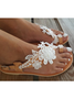 Women's Lace Romantic Flower Decorative Summer Wedding Sandals