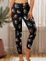 Women Cat Simple All Season Long Leggings
