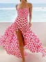 Geometric Printing Elegant One Piece With Cover Up