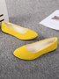 Plain All Season Simple Daily Velvet Flat Heel Round Toe Pu Slip On Shallow Shoes for Women
