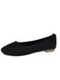 Casual Plain Breathable Slip On Flat Heel Shallow Shoes