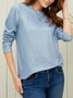 Striped Loose Casual Crew Neck T-Shirt