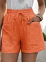 Casual Plain Shorts Pant