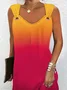 Women Tie Dye Spaghetti Sleeveless Comfy Casual Short Dress