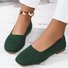 Casual Plain Slip On Flat Heel Shallow Shoes