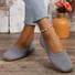 Casual Plain Slip On Flat Heel Shallow Shoes