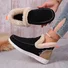 Casual Plain Plush Slip On Flat Heel Comfy Snow Boots