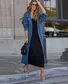 Women Spring/Fall Outerwear Casual Plain Long Sleeve Shawl Collar Jacket