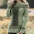 Women Wool/Knitting Animal Long Sleeve Comfy Casual Sweater