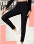Casual Plain Basics Fleece Lined High Waist Skinny Soft Clouds Leggings