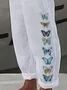 Casual Butterfly Long Pant
