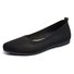 Summer solid color pointed flat shoes for women, casual and breathable, ladies' hollow cloth shoes, French style, no-tiring shoes